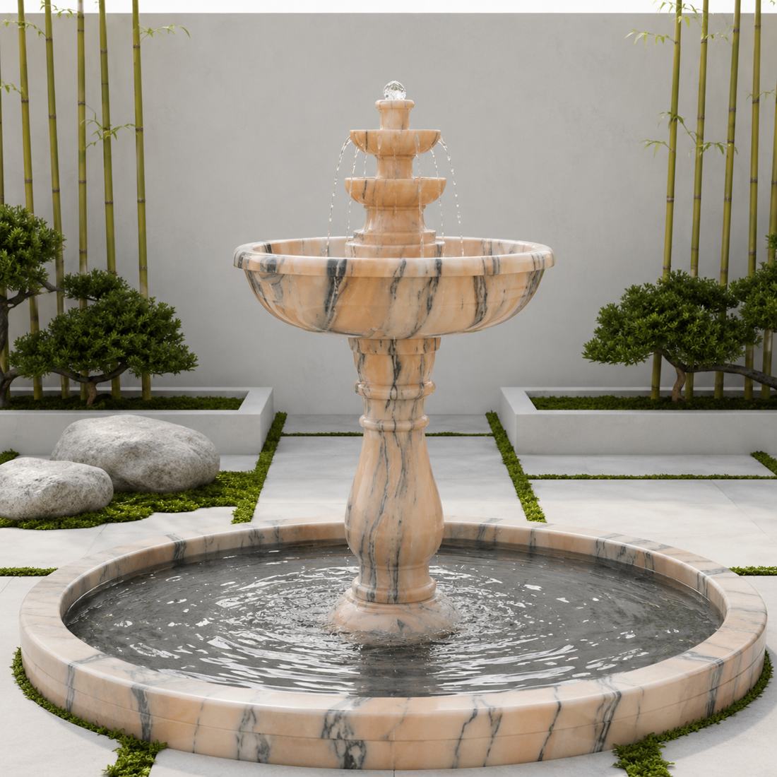 Marble Fountain: design, made to order marble