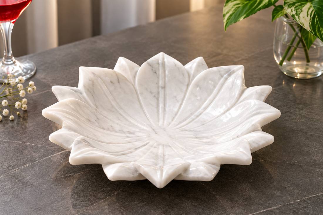 Marble Bowls: handcrafted natural marble